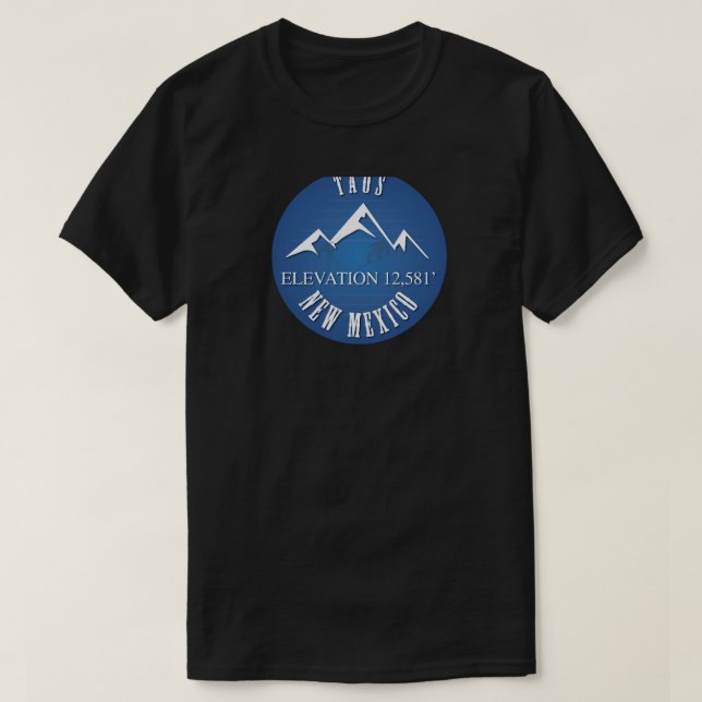 Taos New mexico Ski T Shirt (Design framsida)