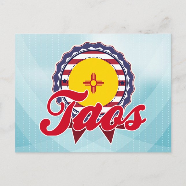 Taos, NM Vykort (Framsida)