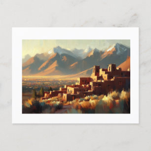 Taos Pueblo New mexico Vykort