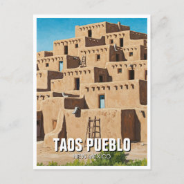 Taos Pueblo New mexico Vykort
