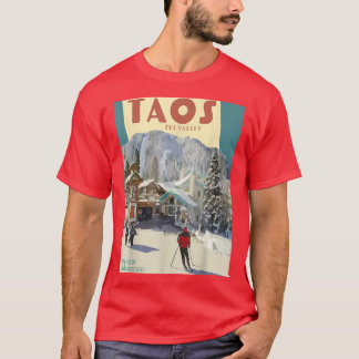 Taos Ski Valley New Meico USA Travel Snö Skiing A T Shirt