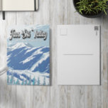 Taos Ski Valley Ski Area Winter New mexico Vintage Vykort<br><div class="desc">Taos Ski Valley Winter art-design som visar vintern.</div>