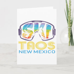 Taos skidåkning New Mexico skidsemester Kort