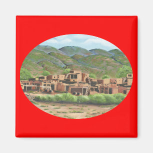 Taos som är ny - mexico magnet