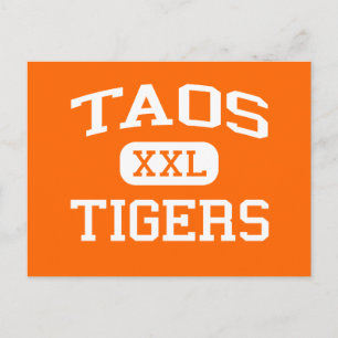 Taos - Tigers - Taos High School - Taos New mexico Vykort