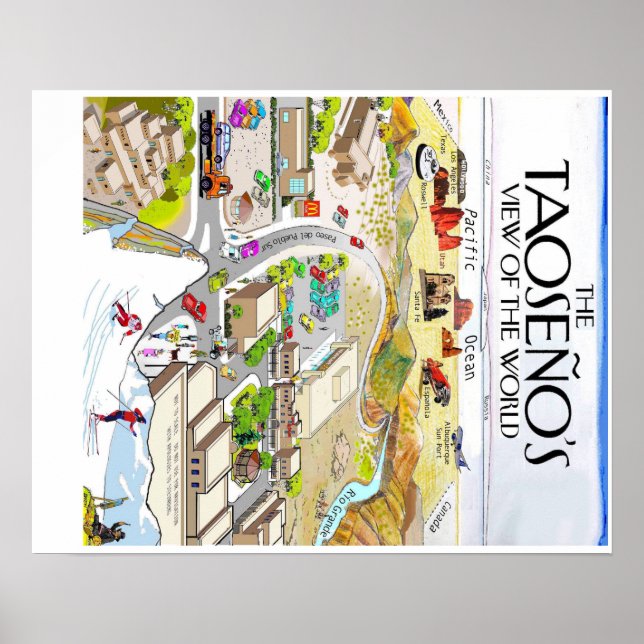 Taoseños världssyn poster (Framsidan)