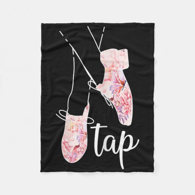 Tap Dance Älskare Tap Dancer Dancing Teacher Fleecefilt (Framsidan)