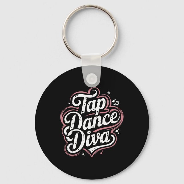 Tap Dance Diva Nyckelring (Framsida)