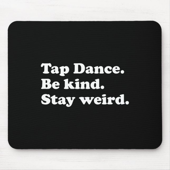 Tap Dance eller Tap Dancer Tap Dancing Musmatta (Framsidan)
