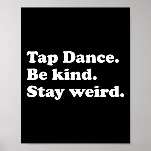 Tap Dance eller Tap Dancer Tap Dancing Poster (Framsidan)