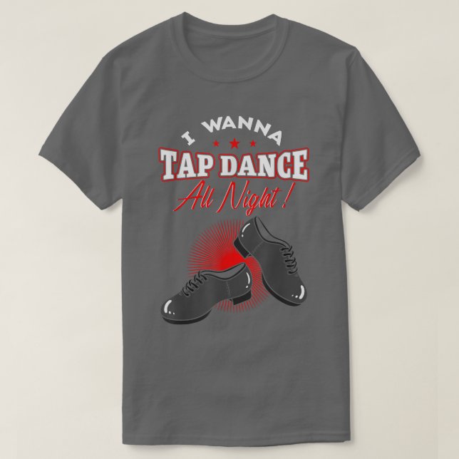 Tap Dance Instructor Ljud Dancer Step Dancing All T Shirt (Design framsida)