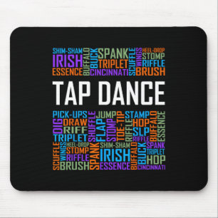 Tap Dance Ord Älskare Gift Tap Dancer Gifts Dancin Musmatta