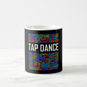 Tap Dance Ord Älskare Tap DancerDancing Teacher Kaffemugg