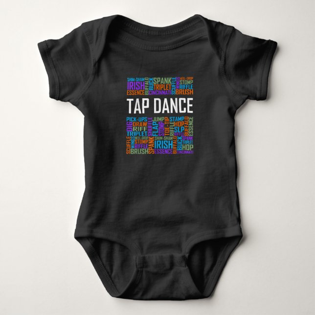 Tap Dance Ord Älskare Tap DancerDancing Teacher T Shirt (Framsida)