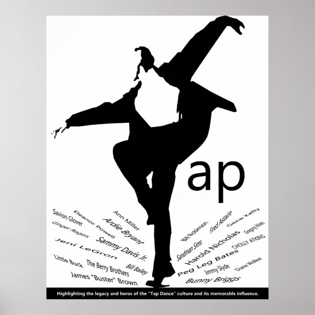 Tap Dance Poster "Legends" (Framsidan)