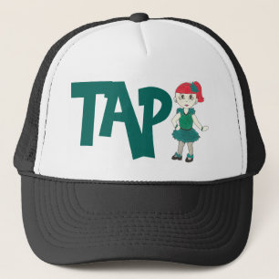 TAP Dance Studio Tapdancer Teacher-ingrepp, kostym Keps