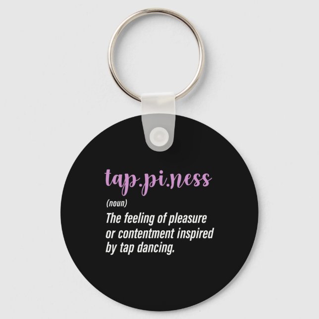 Tap Dance Tap Dancing Tap Dancer Nyckelring (Framsida)