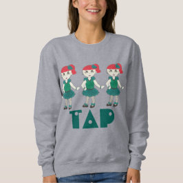 Tap Dance Teacher Rödhårig Girl Dancer Tapdans T-shirt