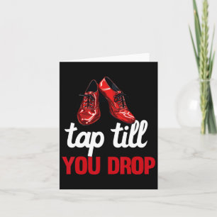 Tap Dance Teacher-uppskattning för Women Girls Mam Kort