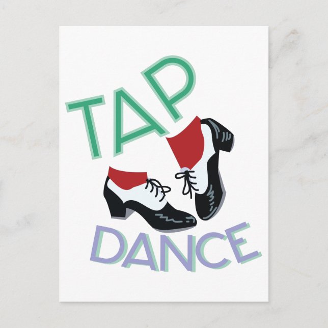 Tap Dance Vykort (Framsida)