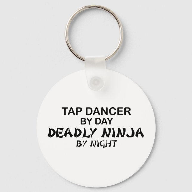 Tap Dancer Deadly Ninja by Night Nyckelring (Framsida)