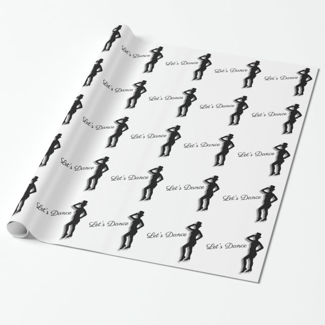 Tap Dancer Presentpapper (Utrullad)