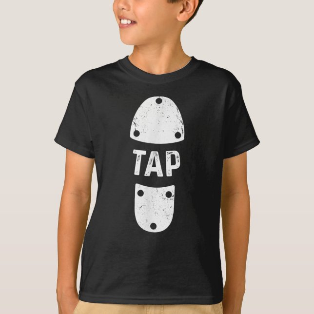 Tap Dancer Shoe Tap Dance T Shirt (Framsida)