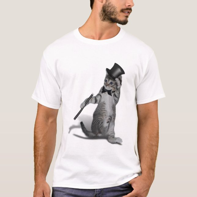 Tap Dancing Cat Tee Shirt (Framsida)