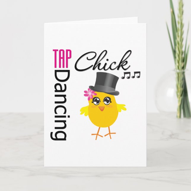 Tap Dancing Chick 2 Kort (Framsida)