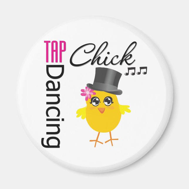 Tap Dancing Chick 2 Magnet (Framsidan)