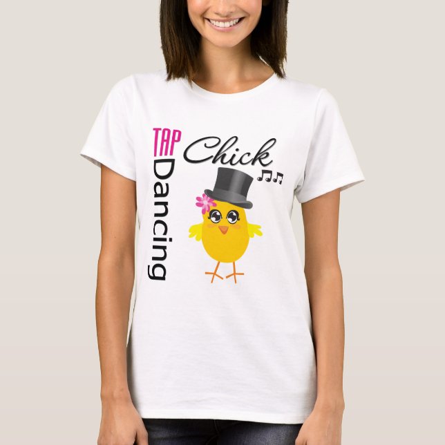 Tap Dancing Chick 2 T-shirt (Framsida)