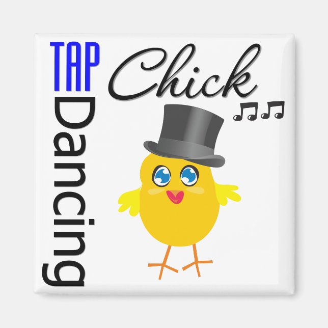 Tap Dancing Chick 3 Magnet (Framsidan)