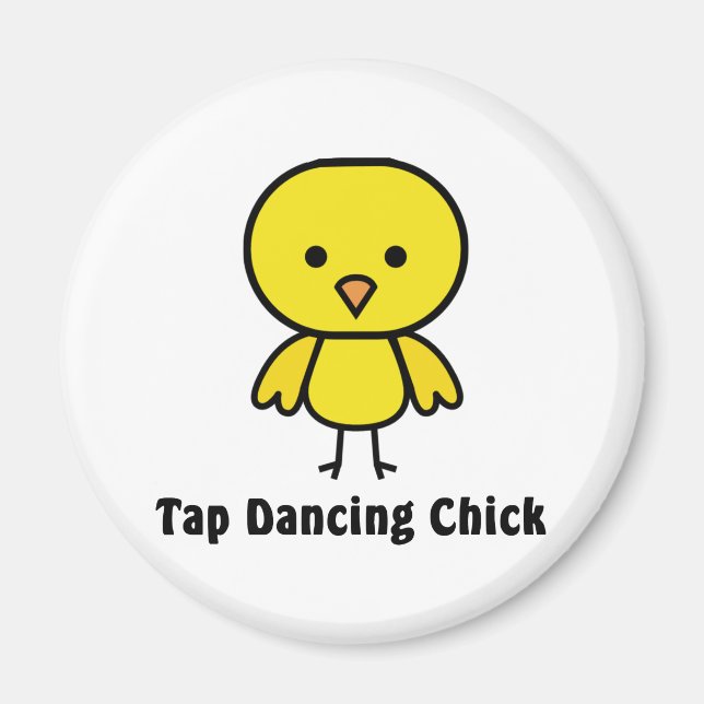 Tap Dancing Chick Magnet (Framsidan)