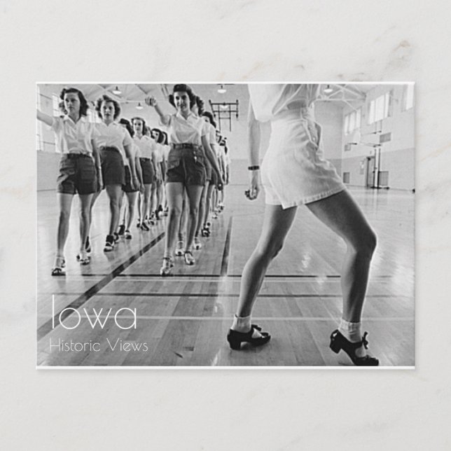 Tap Dancing Class Postcard Vykort (Framsida)