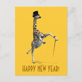 Tap Dancing Giraffe Helg Vykort