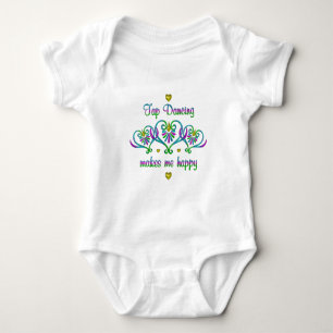 Tap Dancing gör mig Lycklig T Shirt
