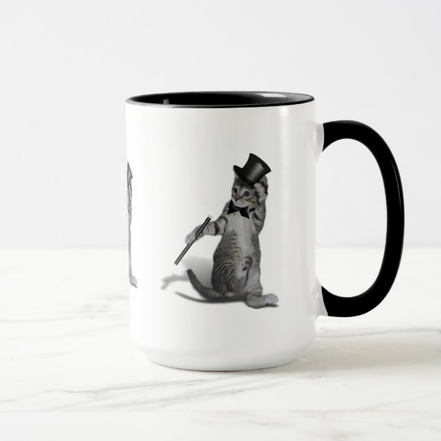 Tap Dancing Kitten Mugg (Höger)