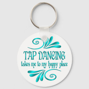 Tap Dancing Lycklig Ställe Nyckelring
