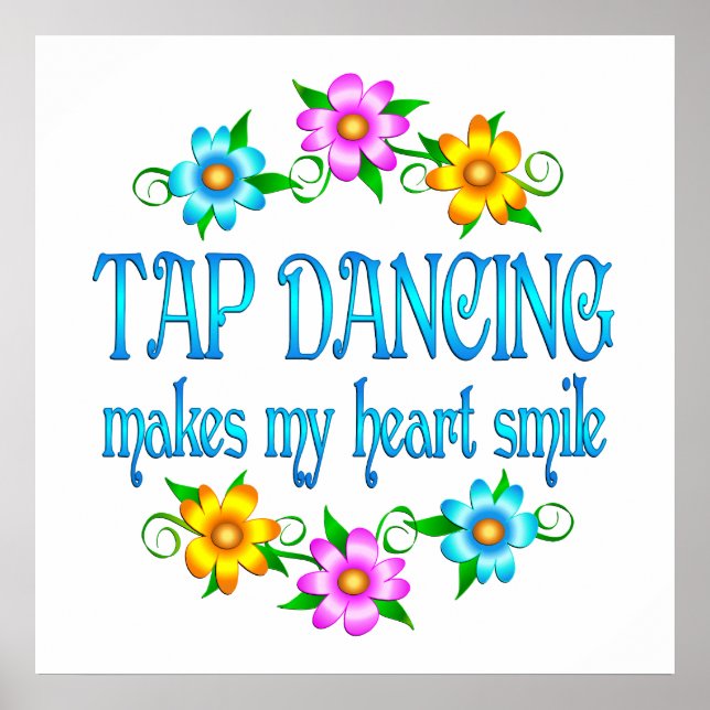 Tap Dancing Smiles Poster (Framsidan)