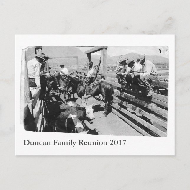 Tap Duncan Reunion-vykort Vykort (Framsida)