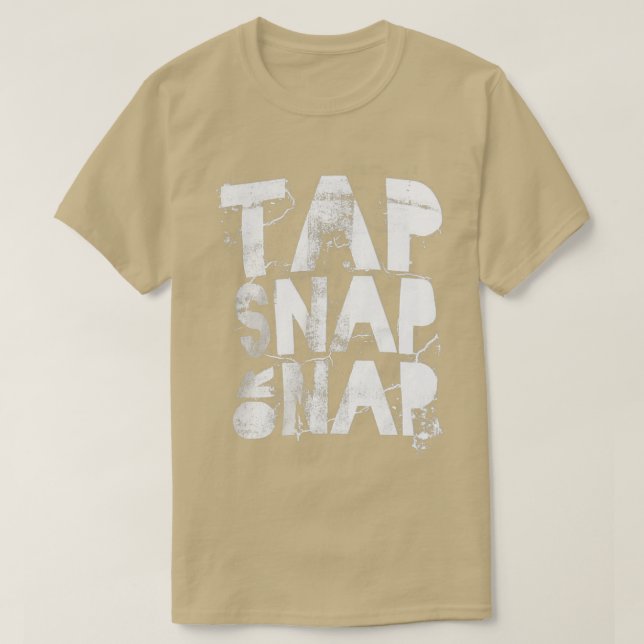 Tap Snap eller Nap Brazilian Jiu Jitsu MMA Submiss T Shirt (Design framsida)