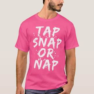 Tap Snap eller Nap Funny Jiu Jitsu Combat Bjj Mma  T Shirt