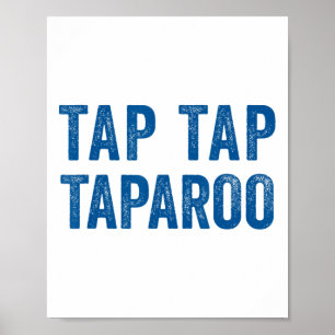 Tap Taparoo Hockey Motivationscitat Män Kvinnor Fu Poster