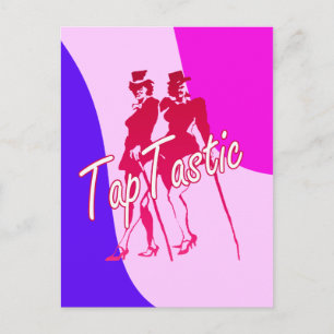 Tap Tastic Dancing Vykort