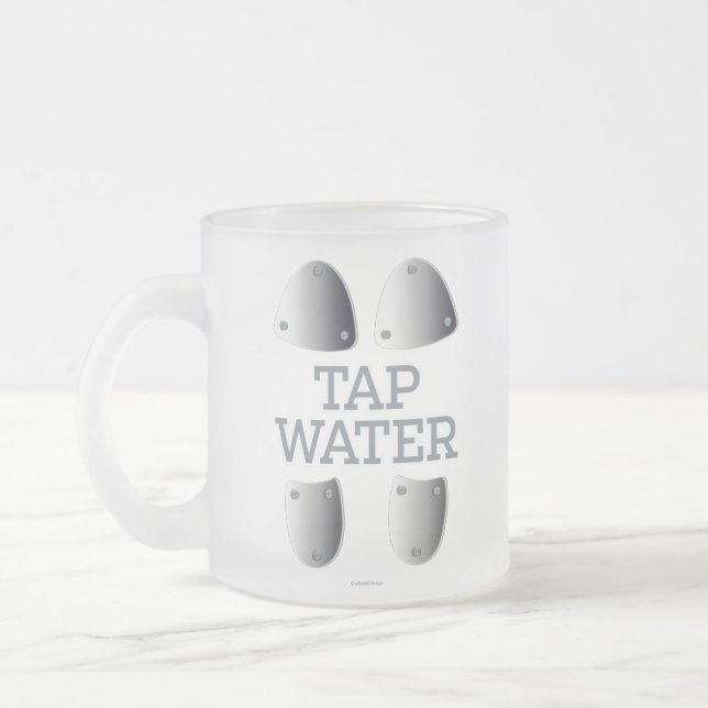 Tap Vatten, fryst glaskaffe Mugg (Vänster)
