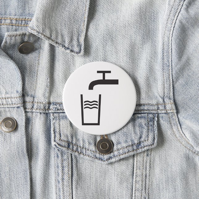 Tap Vatten Symbol Knapp (Skapare uppladdad)