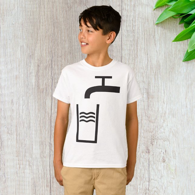 Tap Vatten Symbol T Shirt (Skapare uppladdad)
