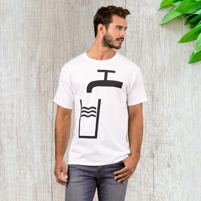 Tap Vatten Symbol T Shirt (Skapare uppladdad)