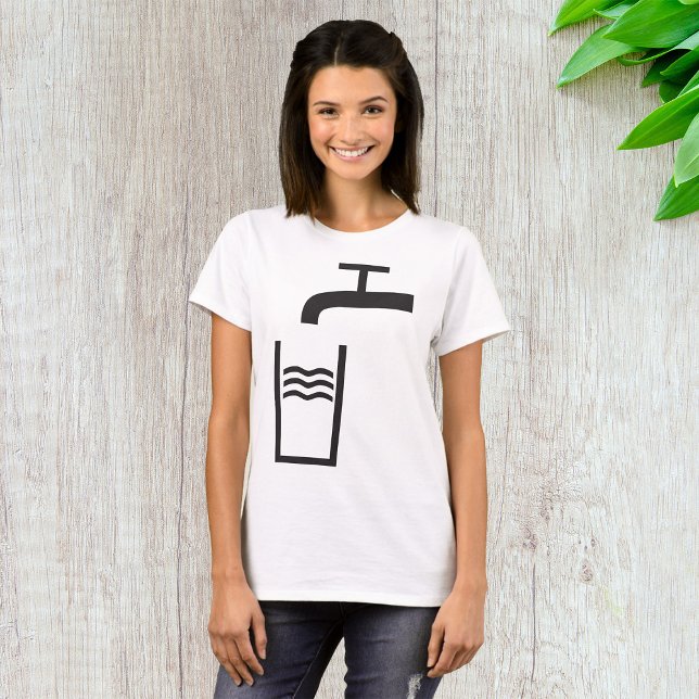 Tap Vatten Symbol T Shirt (Skapare uppladdad)