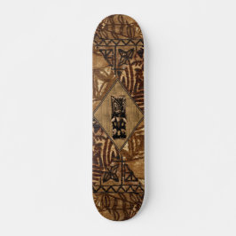 Tapa Tiki Hawaiian Skateboard Bräda 20,5 Cm